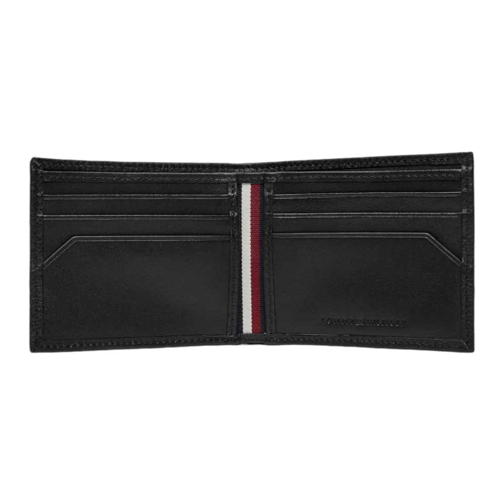 Tommy Hilfiger Leren Herenportemonnee Herfst Winter Collectie Black Heren