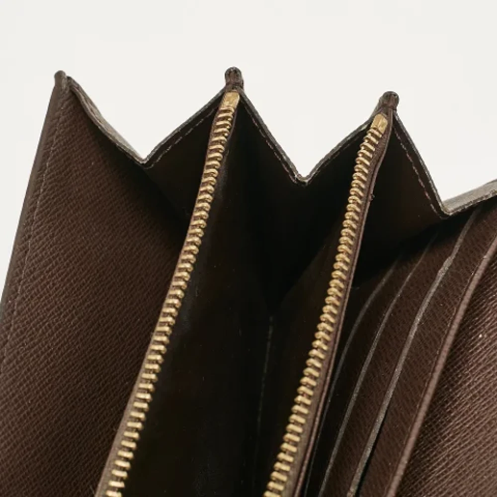 Louis Vuitton Vintage Pre-owned Coated canvas wallets Brown Dames