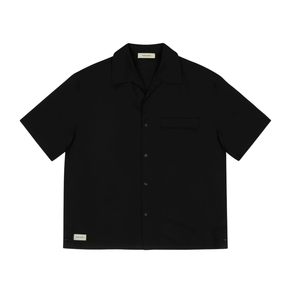 Entire Studios Herr Svart Skjortor Xs, Bomull, Ss Pajama Shirt