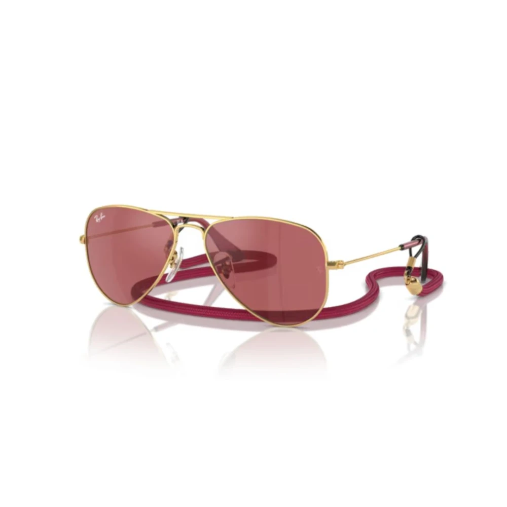 Ray-Ban Unisex Yellow Sleek Sunglasses With Polarized Lenses