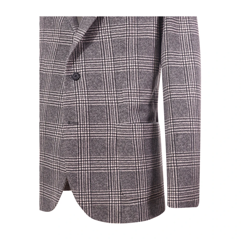 Circolo 1901 Grijze Jas met Revers Gray Heren