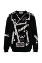 sweat-a-imprime-graphique-en-coton-noir