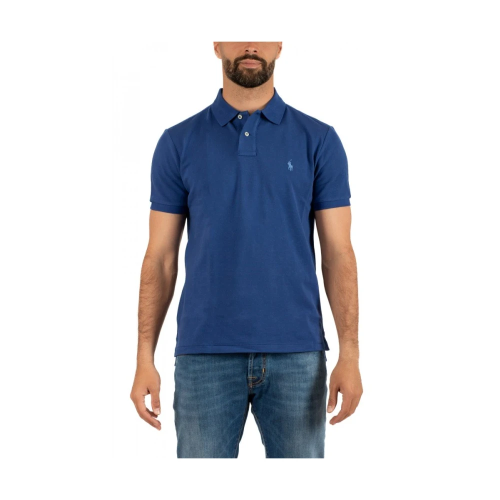 Ralph Lauren Heren Polo Shirt Blue Heren