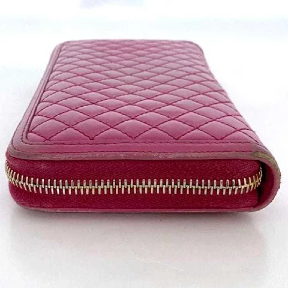 Prada Vintage Pre-owned Leather wallets Pink Dames