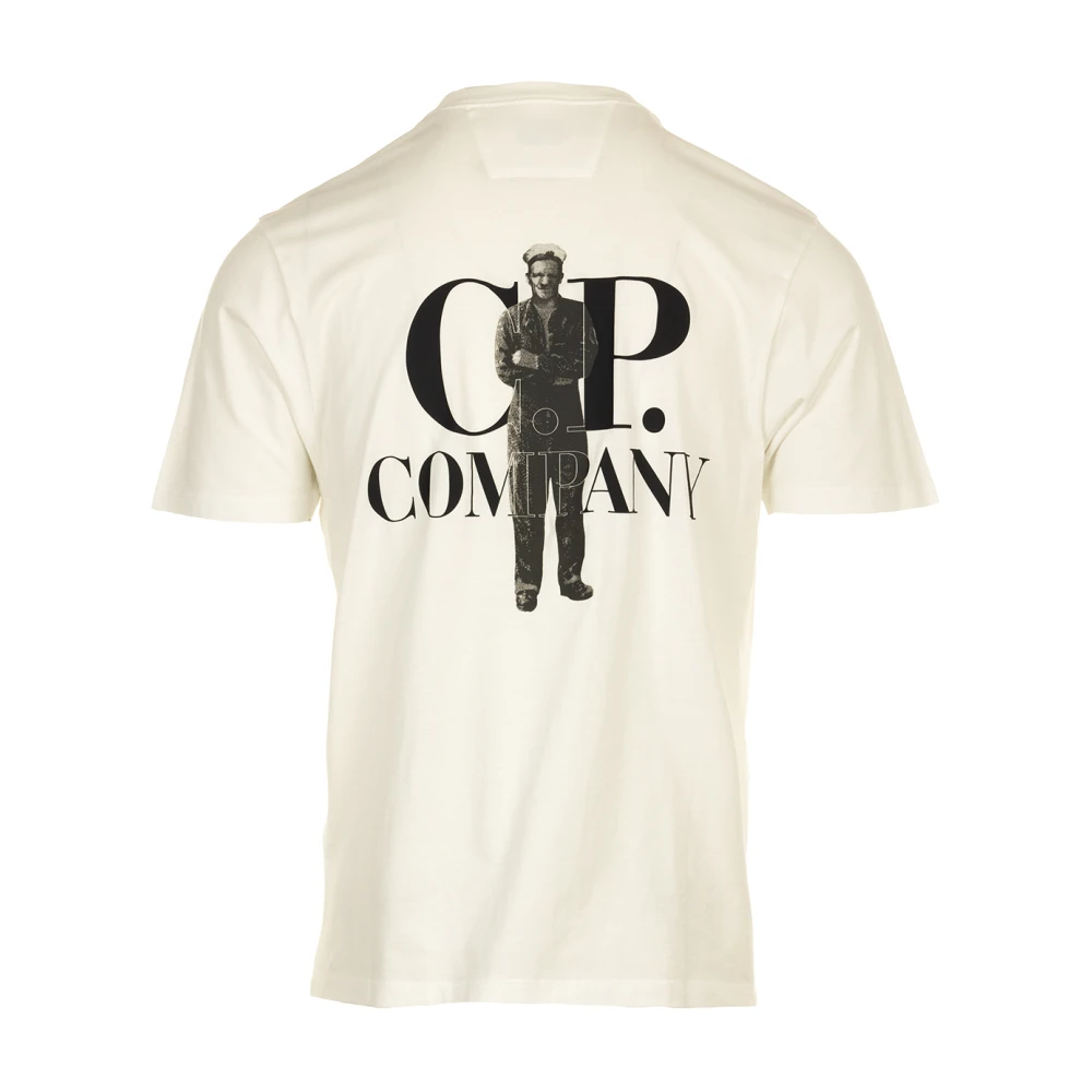 C.P. Company Britse Zeeman Jersey T-shirt White Heren
