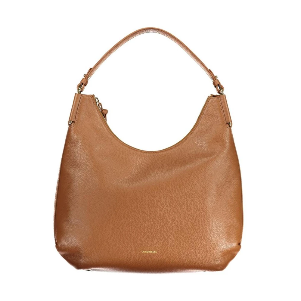 Coccinelle Marrone Leather Woman Handbag - Image 3
