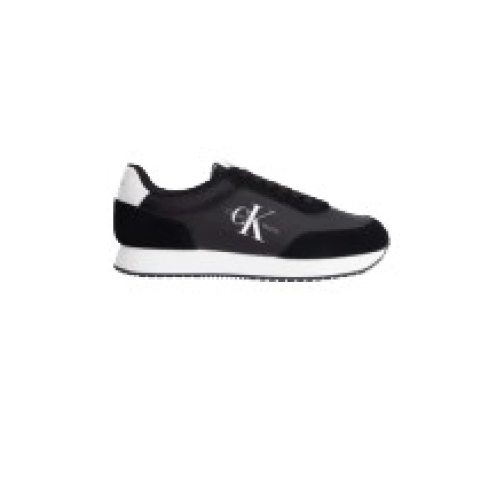 Calvin Klein Retro Runner Mono Skor Svart Black, Herr