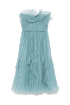 aqua-blue-mesh-panel-dress