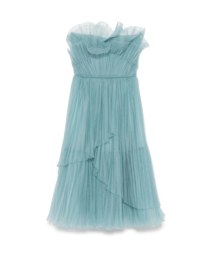 aqua-blue-mesh-panel-dress