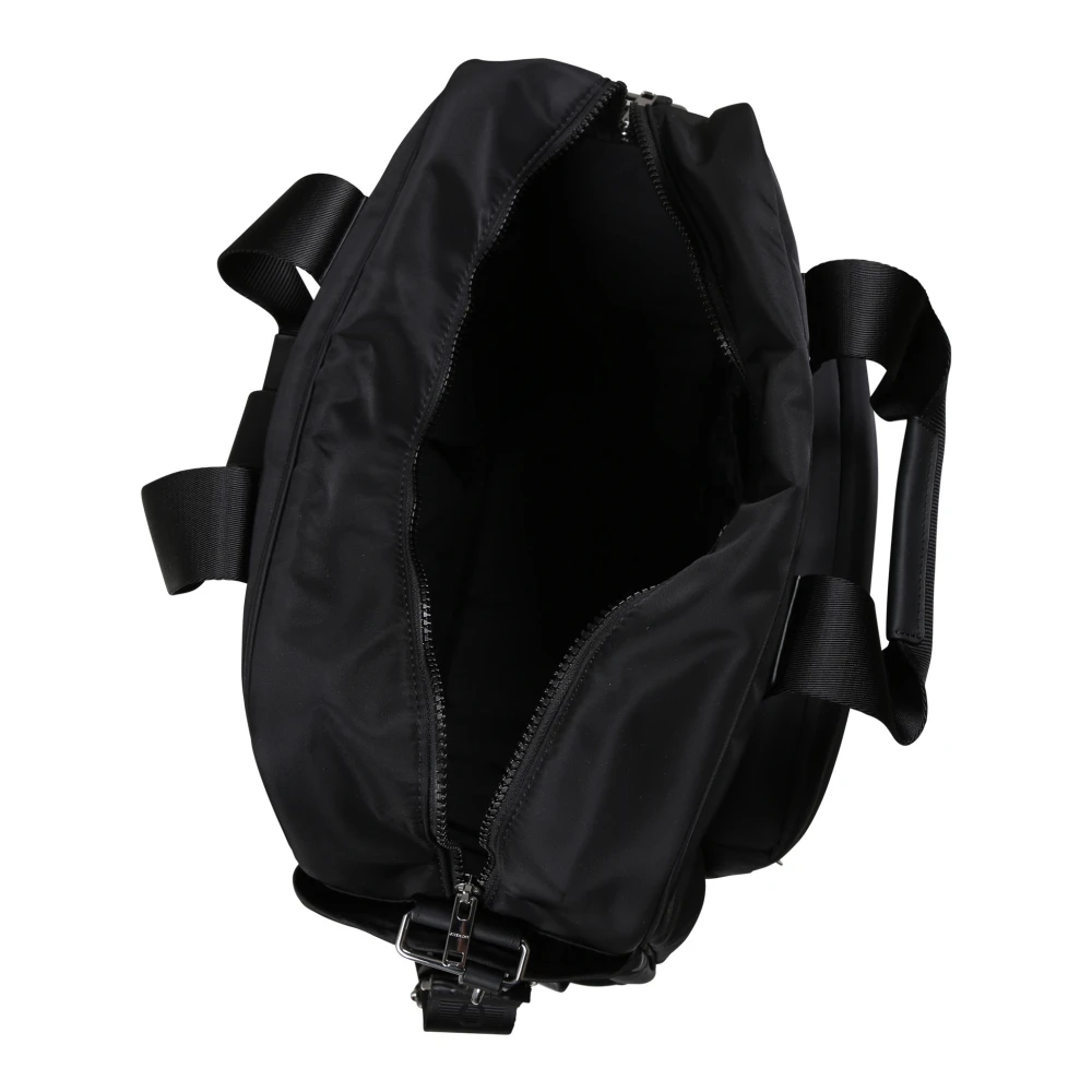 Givenchy Zwarte Verschoontas met Leren Details Black Unisex