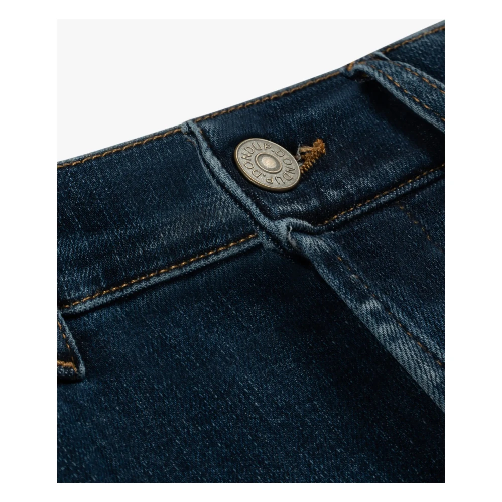 Dondup Slim Fit Donkerblauwe Denim Blue Heren