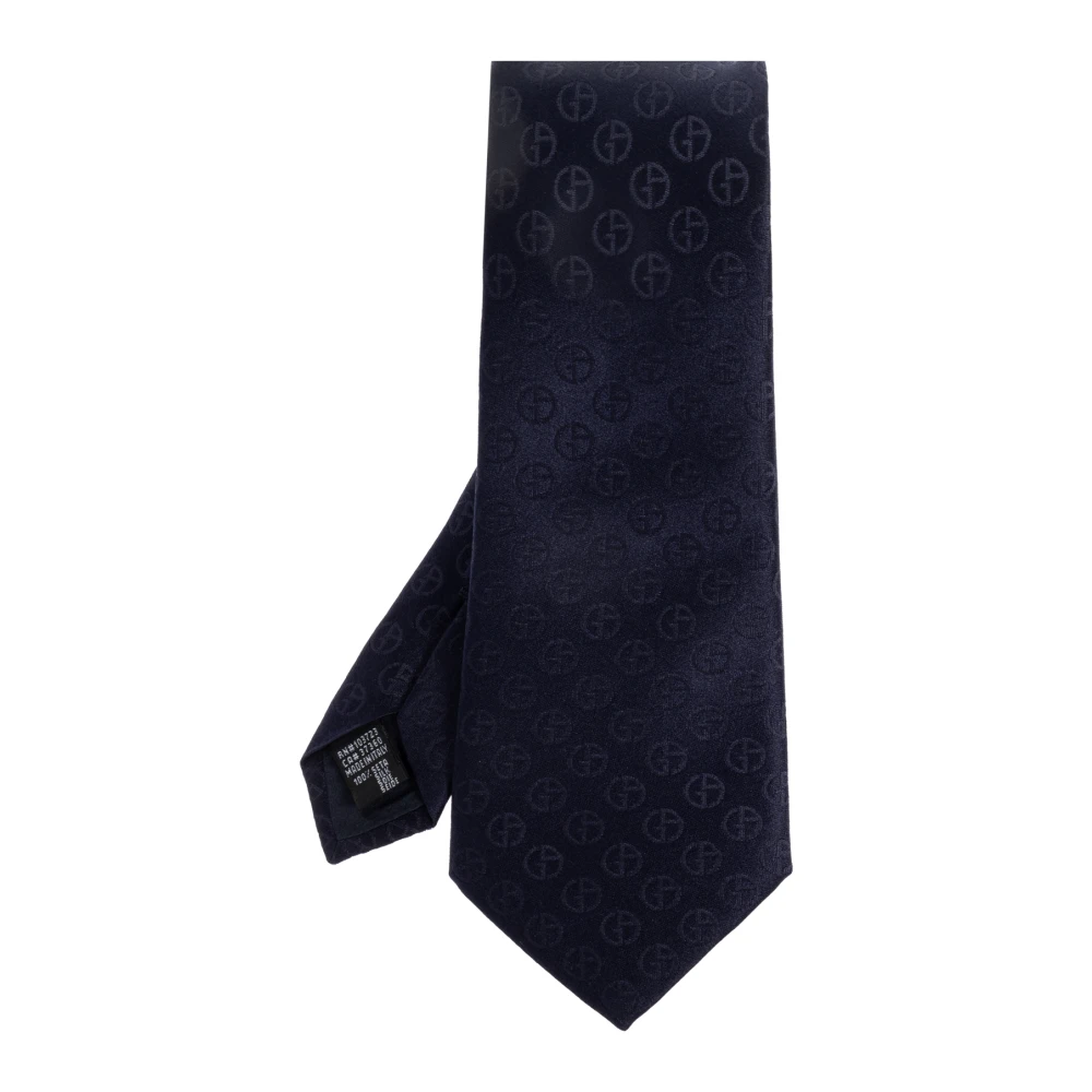 Giorgio Armani Blå Siden Slips