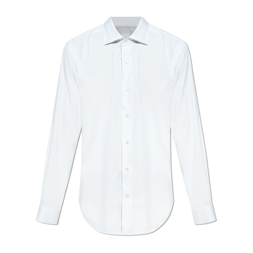 Eleventy Hombre Blanco - Camisa Clásica- Shirts - L- Camisa Clásica
