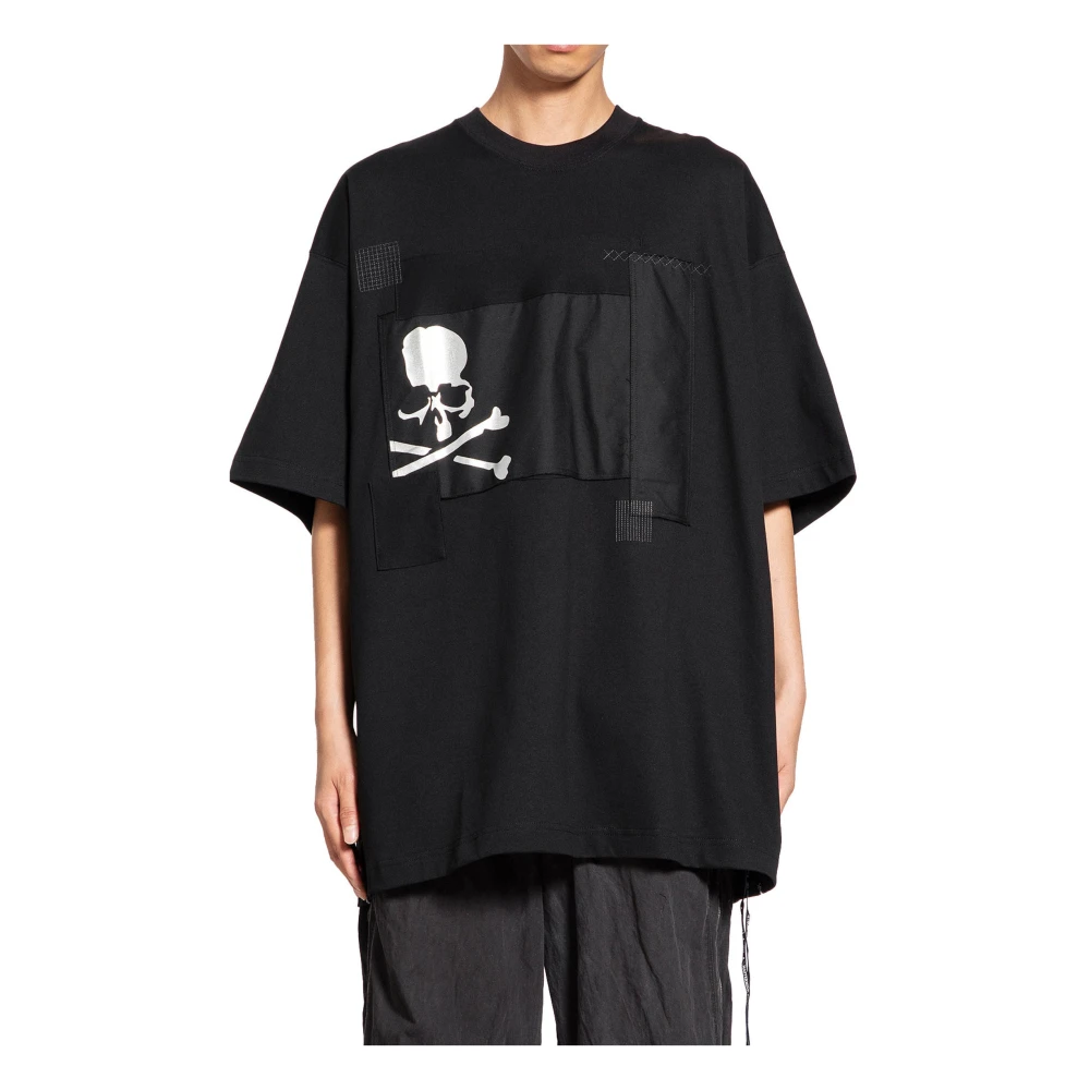 Mastermind World Skull Print Patchwork T-Shirt Black Heren