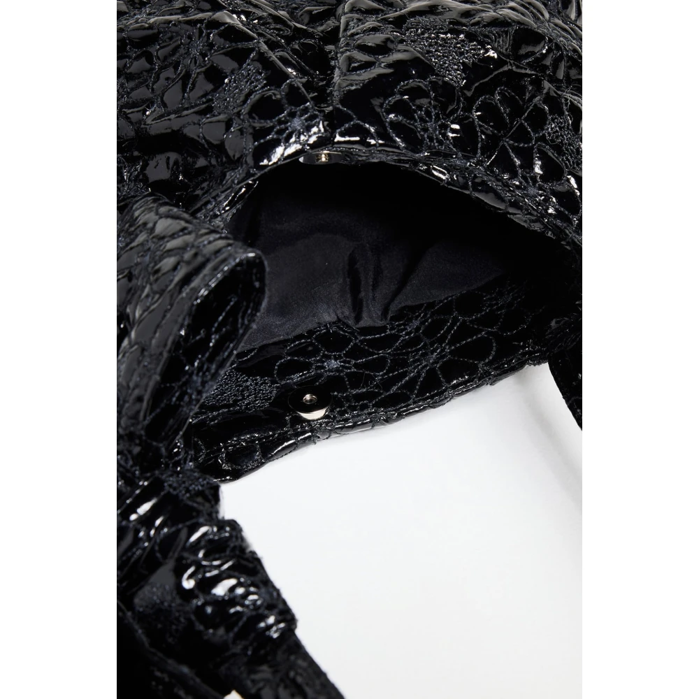 Cecilie Bahnsen Strik-Detail Canvas Tas Black Dames