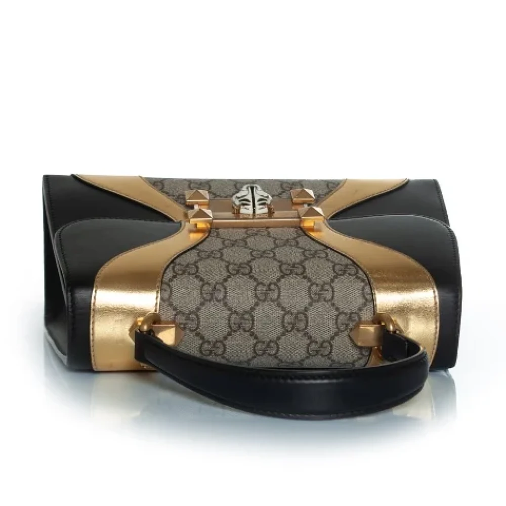 Gucci Vintage Pre-owned Leather gucci-bags Black Dames