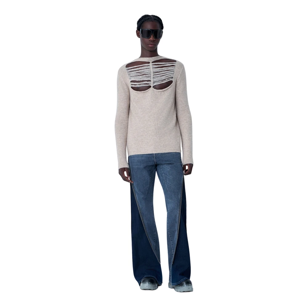 Rick Owens Uomo Beige Maglie, L, New,