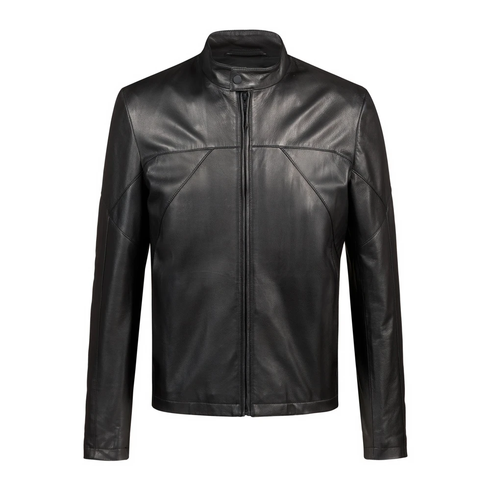 Jackets > Leather Jackets - - Hugo Boss - Modalova