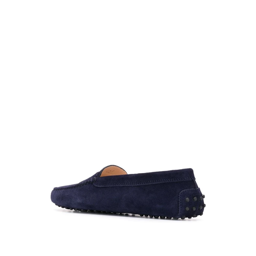 TOD'S Blauwe platte schoenen met iconisch ontwerp Blue Heren