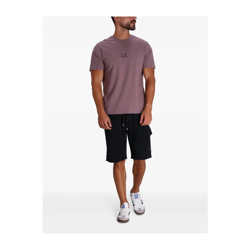 C.P. Company Cargo Bermuda Shorts Total Eclipse Black Heren
