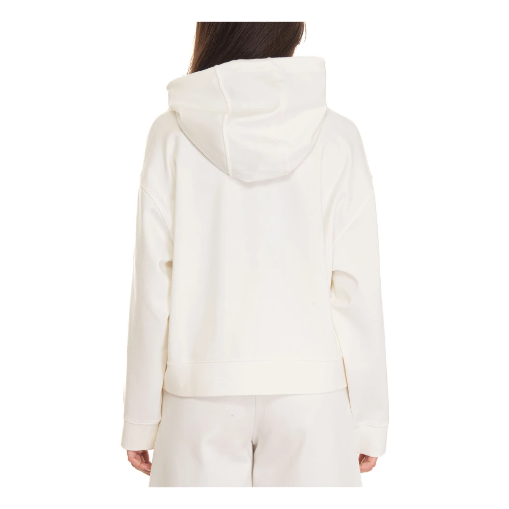 Emporio Armani Hoodie met zakken White Dames