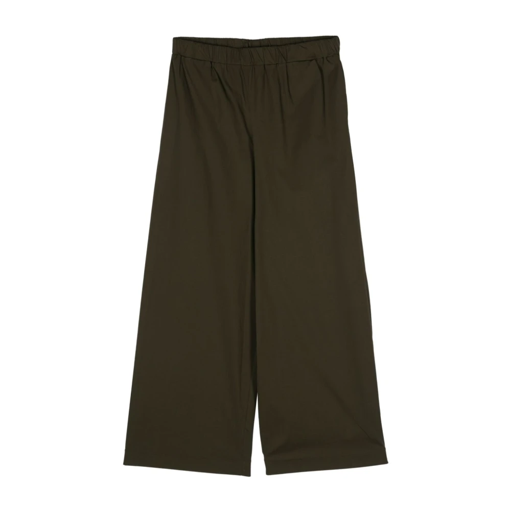 Federica Tosi Cropped Trousers Green Dames