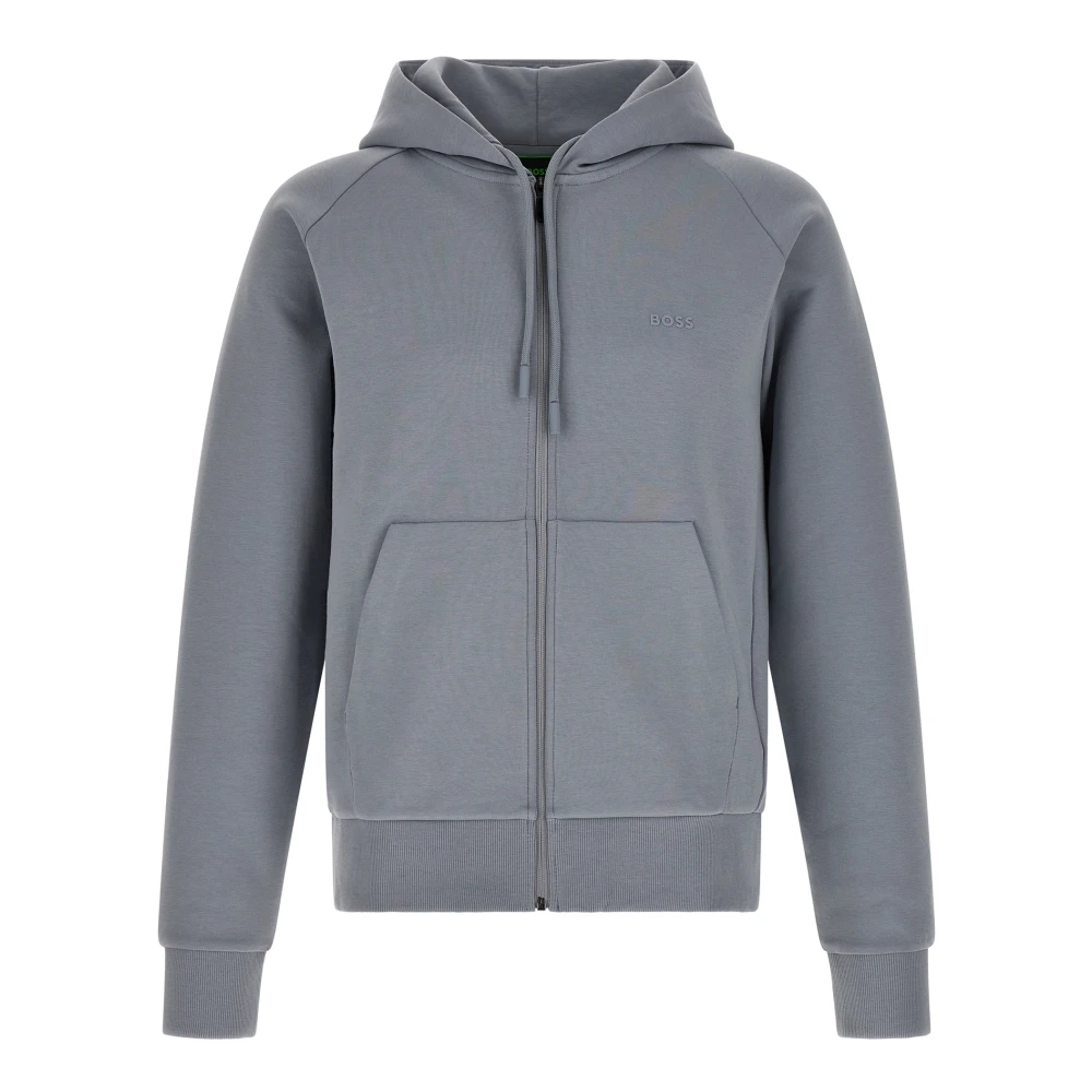 Hugo Gray Sweatshirts - Male - Zip-Throughs - M - Sweatshirts & Hoodies