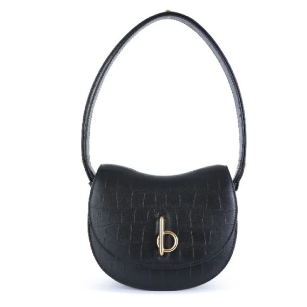 Burberry Zwarte Stijlvolle Tassen Collectie Black Dames