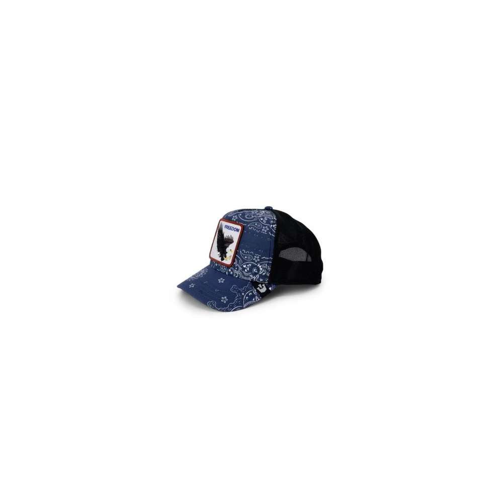 Goorin Bros Blauwe Eagle Trucker Cap Bandana Stijl Blue Heren