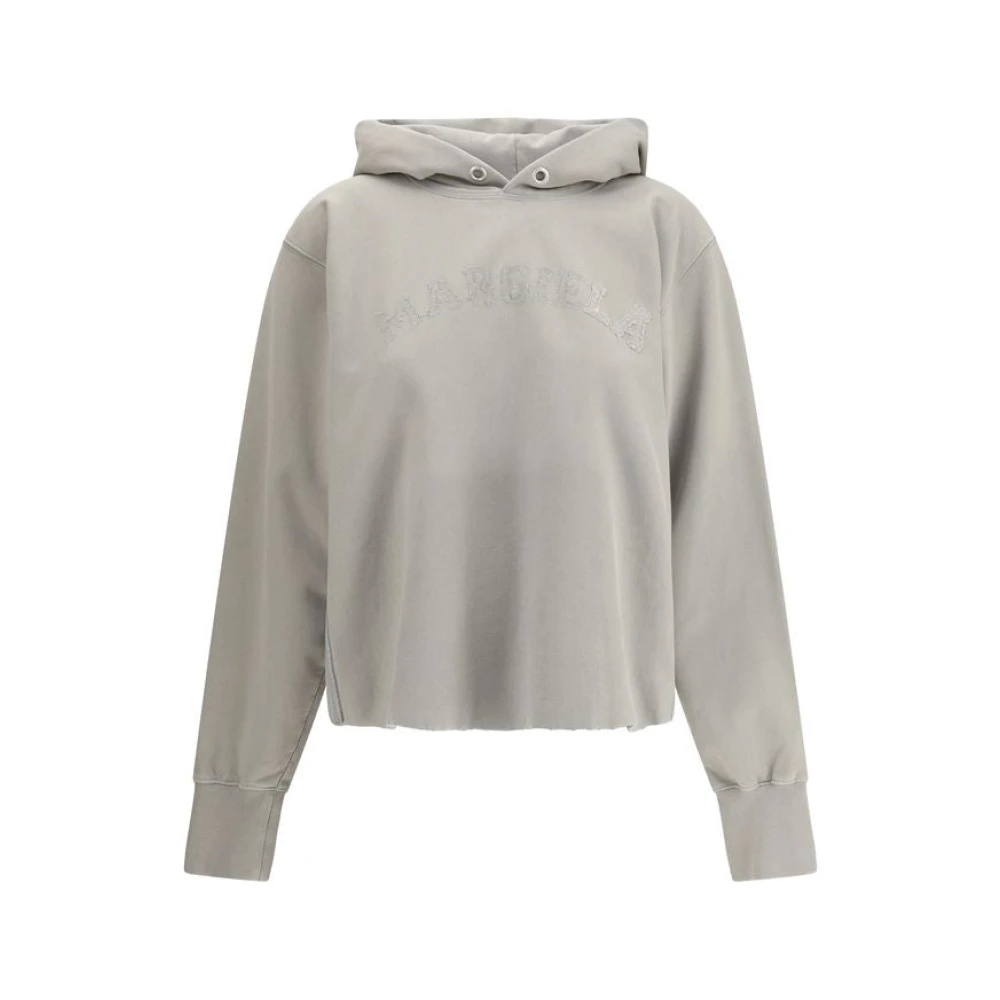 Maison Margiela Femme Gris Sweatshirts Et Sweats À Capuche, Taille: 40 Fr Sweat-Shirt Signature