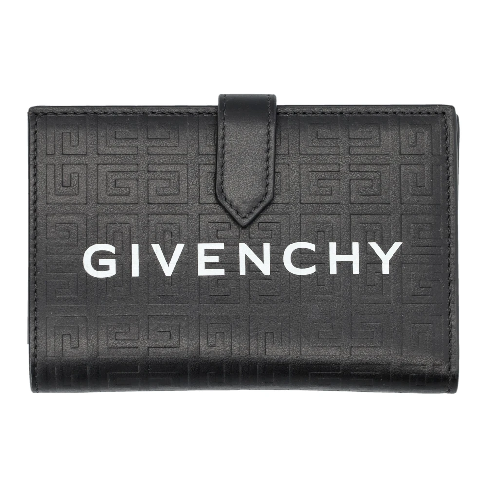 Givenchy Zwarte G-Cut Bifold Portemonnee Black Dames