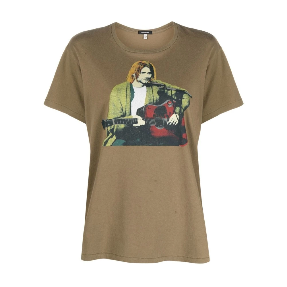 R13 Concert Boy T-Shirt Green Dames