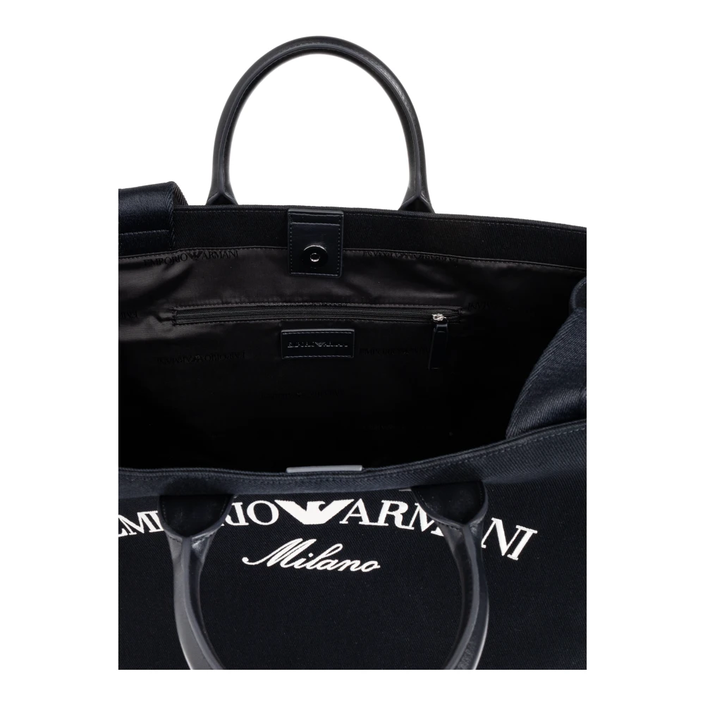 Emporio Armani Tas type shopper Black Heren