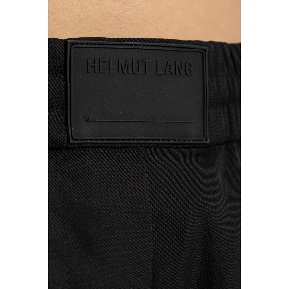 Helmut Lang Logo shorts Black Dames