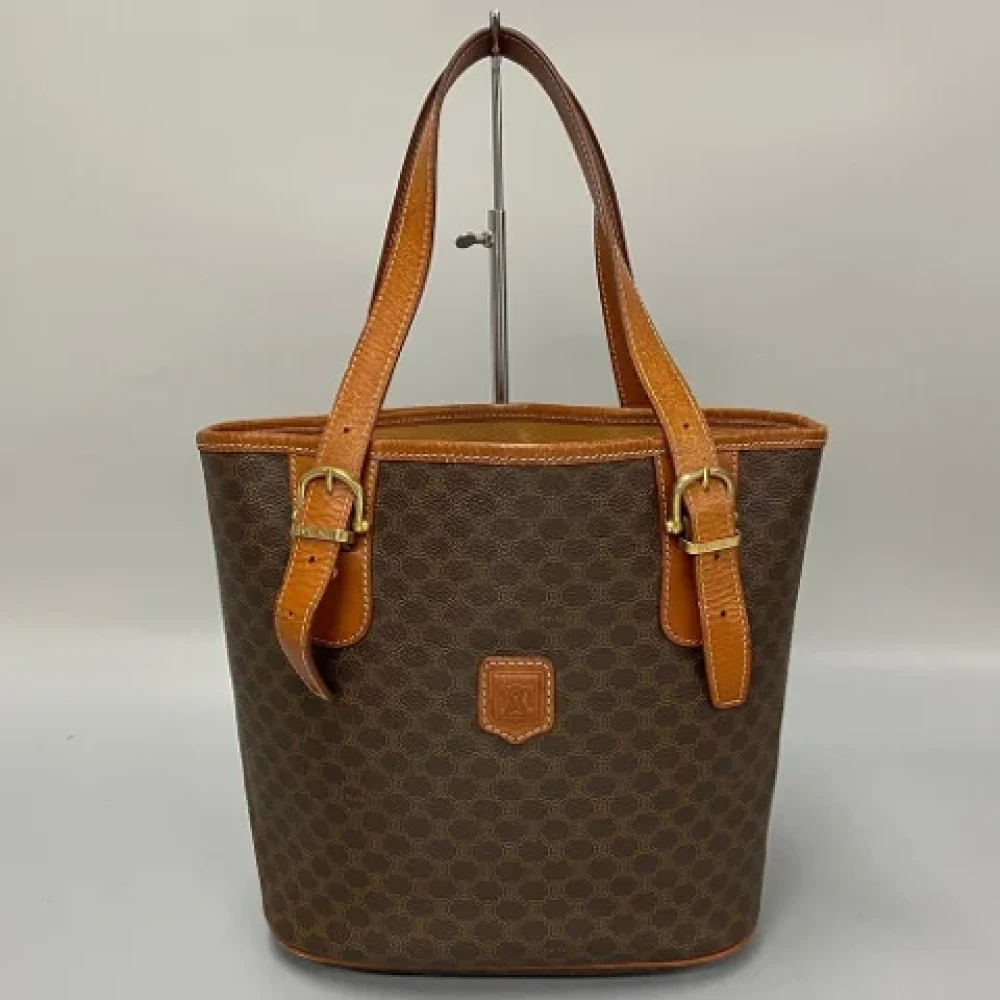Celine Vintage Pre-owned Leather totes Brown Dames