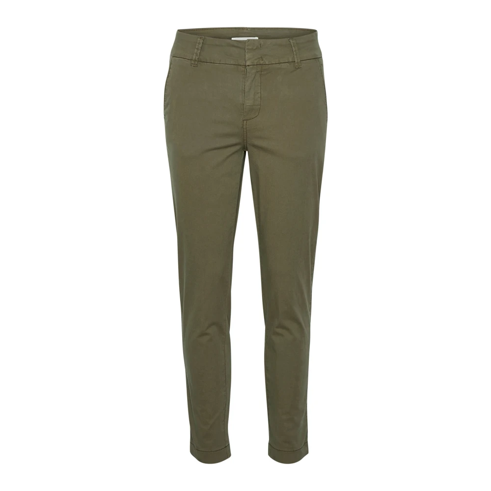 Part Two Multicolor Slim-Fit Trousers, Female, 2XS, Slim-Fit Ankle-Length Trousers