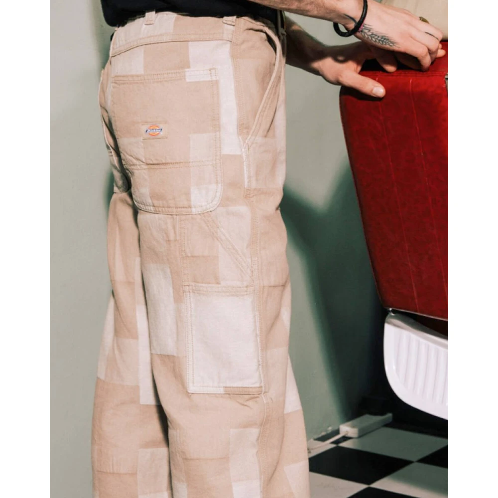 Dickies Jacquard Carpenter Pant Desert Sand Beige Heren