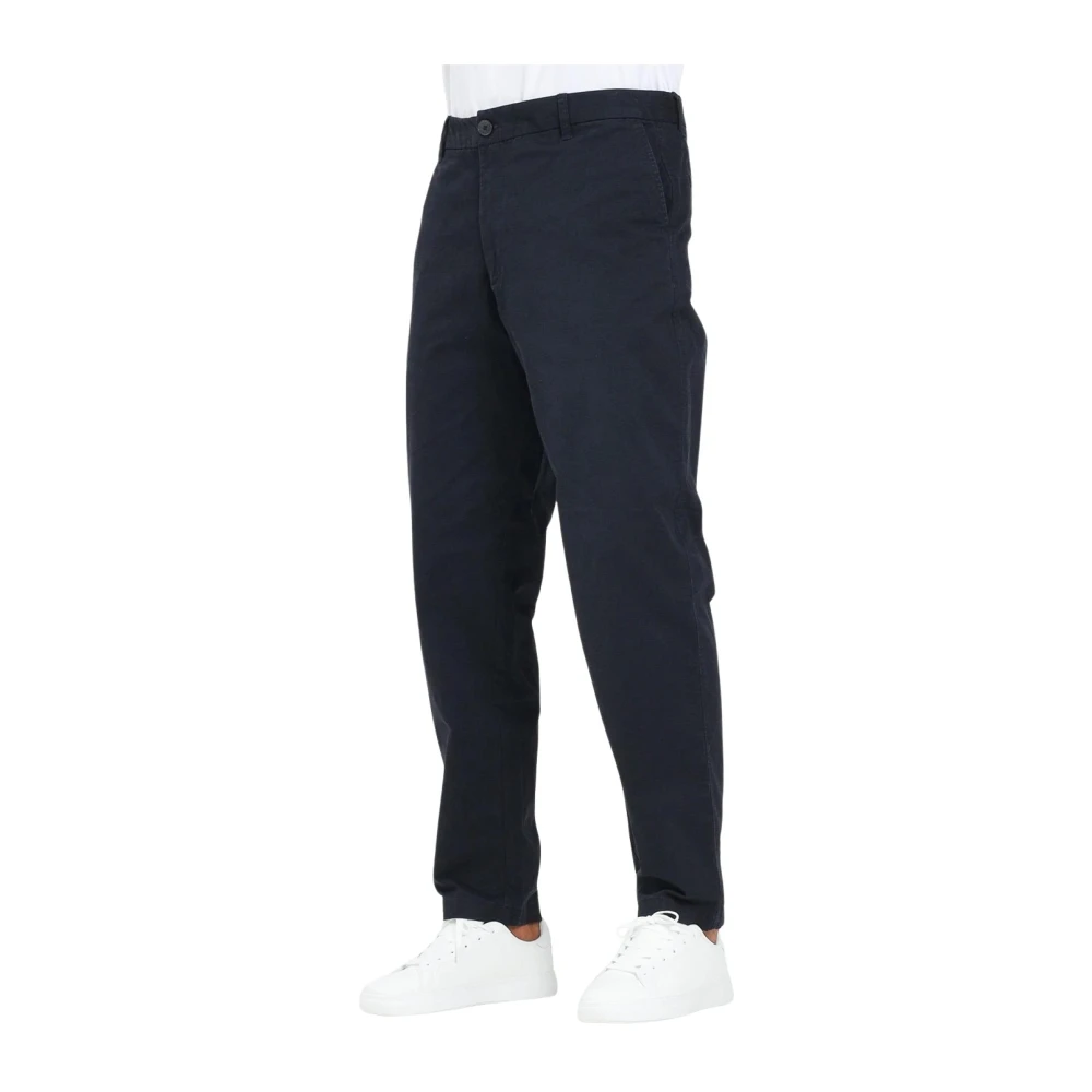 Armani Exchange Herr Blå Byxor W33, Bomull, Slim Byxor