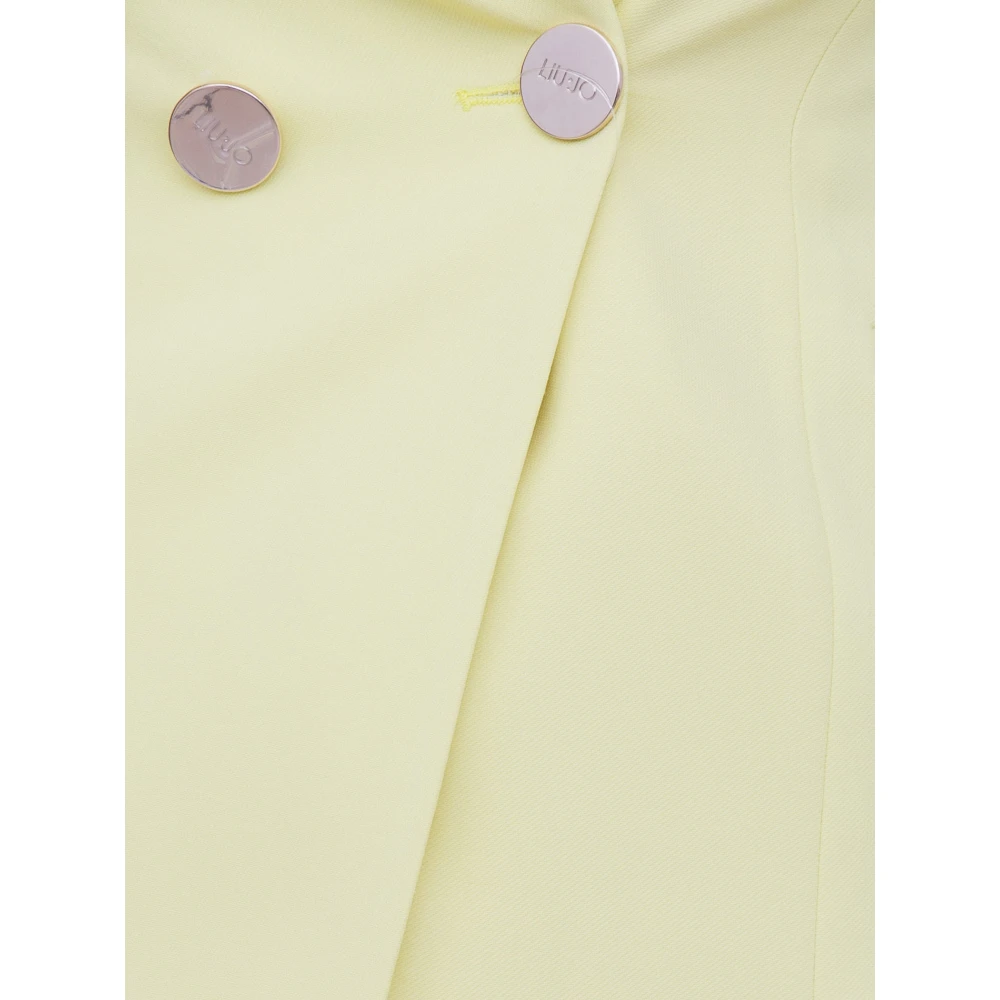 Liu Jo Slim Fit Gele Jas Yellow Dames