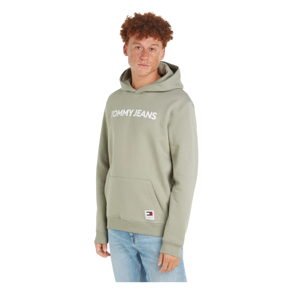 Tommy Jeans Faded Willo Sweater Green Heren