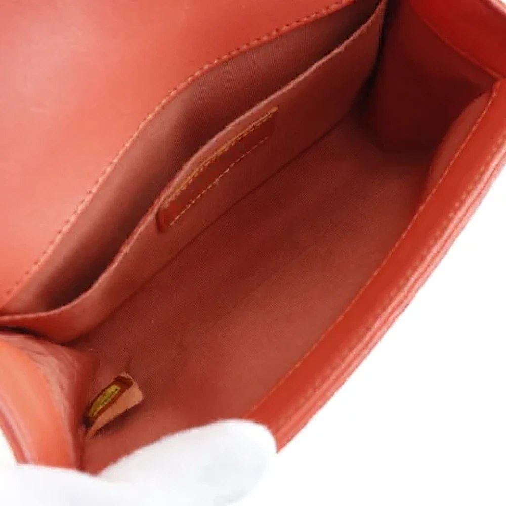Chanel Vintage Pre-owned Canvas chanel-bags Red Dames