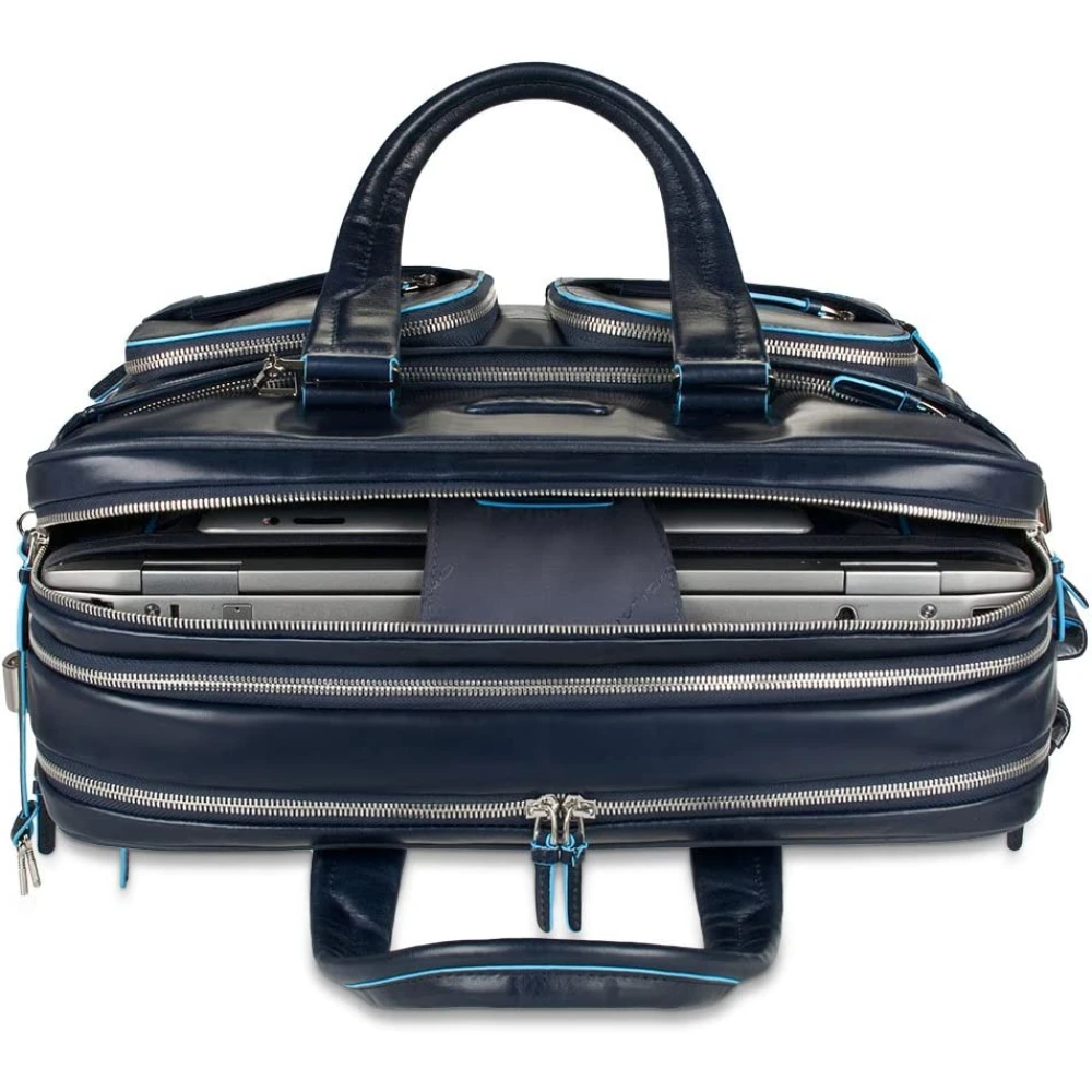 Piquadro Blauwe Stijlvolle Tassen Collectie Blue Unisex