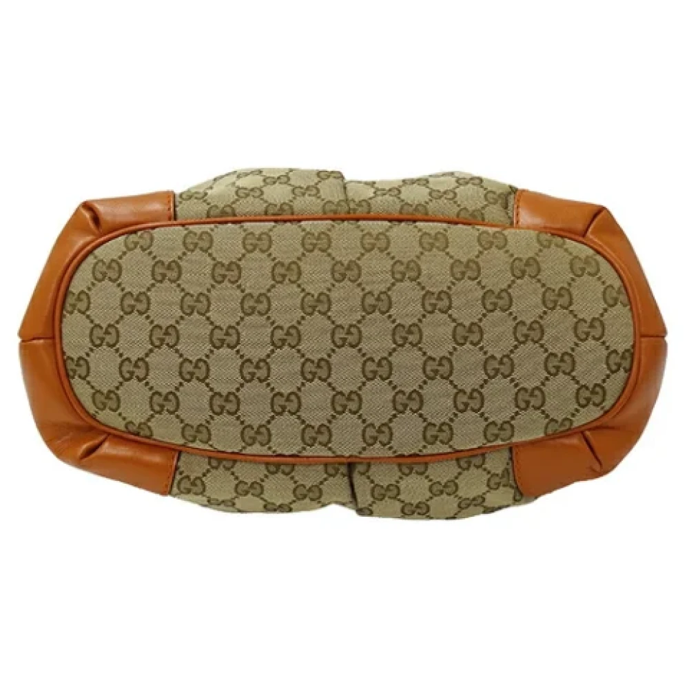 Gucci Vintage Pre-owned Canvas gucci-bags Beige Dames