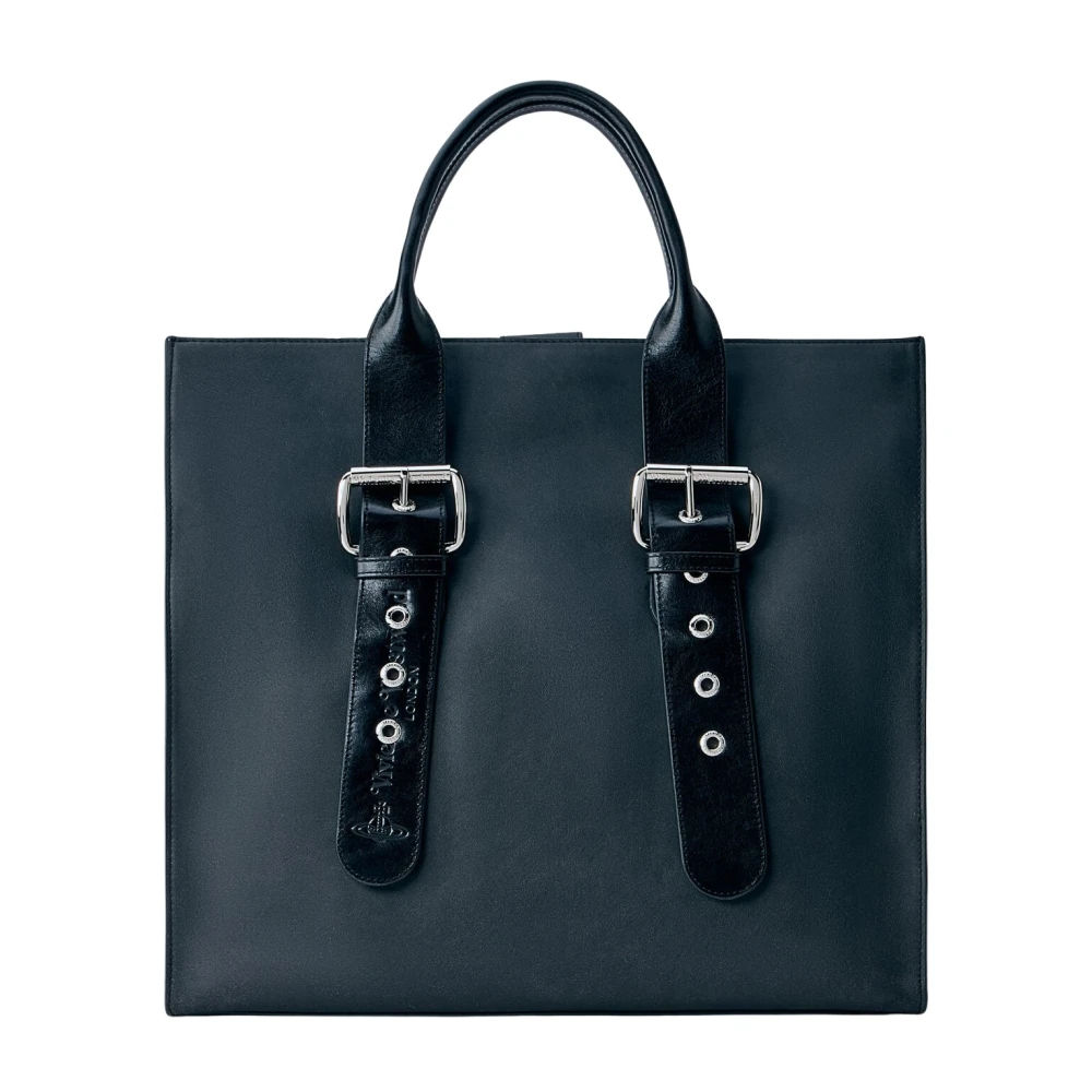 Vivienne Westwood , Shopping Bags, Unisex, Black, One Size, Alex Tote Bag