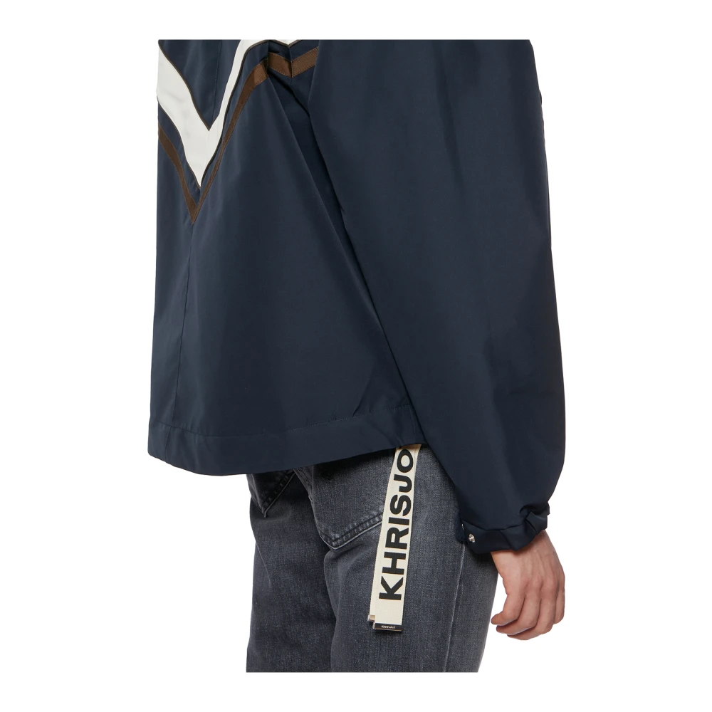 Khrisjoy Capuchon Windjack Blue Heren