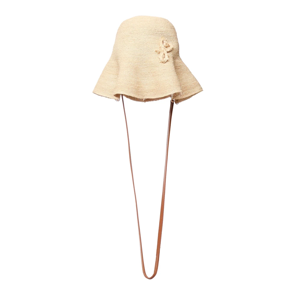 Ruslan Baginskiy Strohoed Tas Beige Natuurlijk Beige Dames