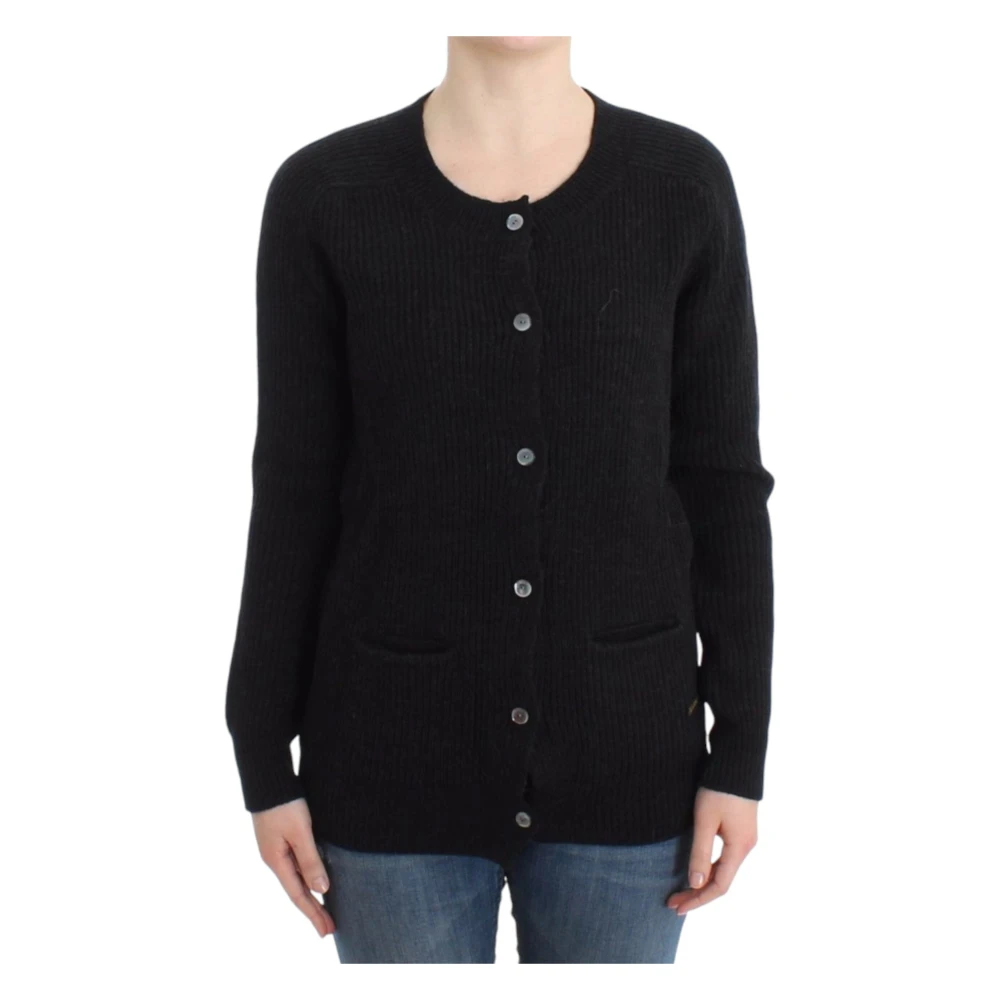 John Galliano Women's Black Cardigan - Cardigans - M - Knitwear