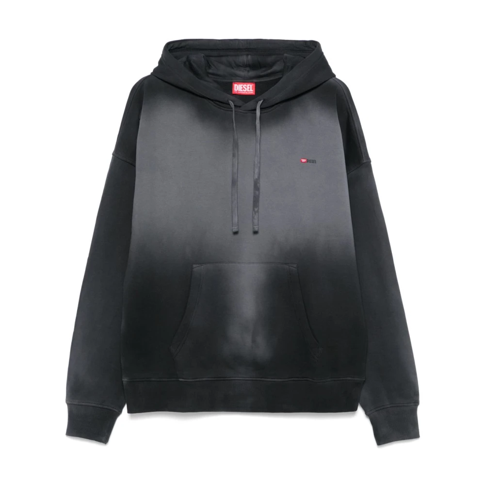Diesel Zwarte Trui Moderne Stijl Casual Gelegenheid Black Heren