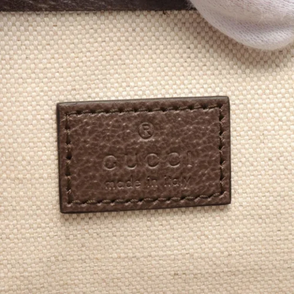 Gucci Vintage Pre-owned Leather shoulder-bags Beige Dames