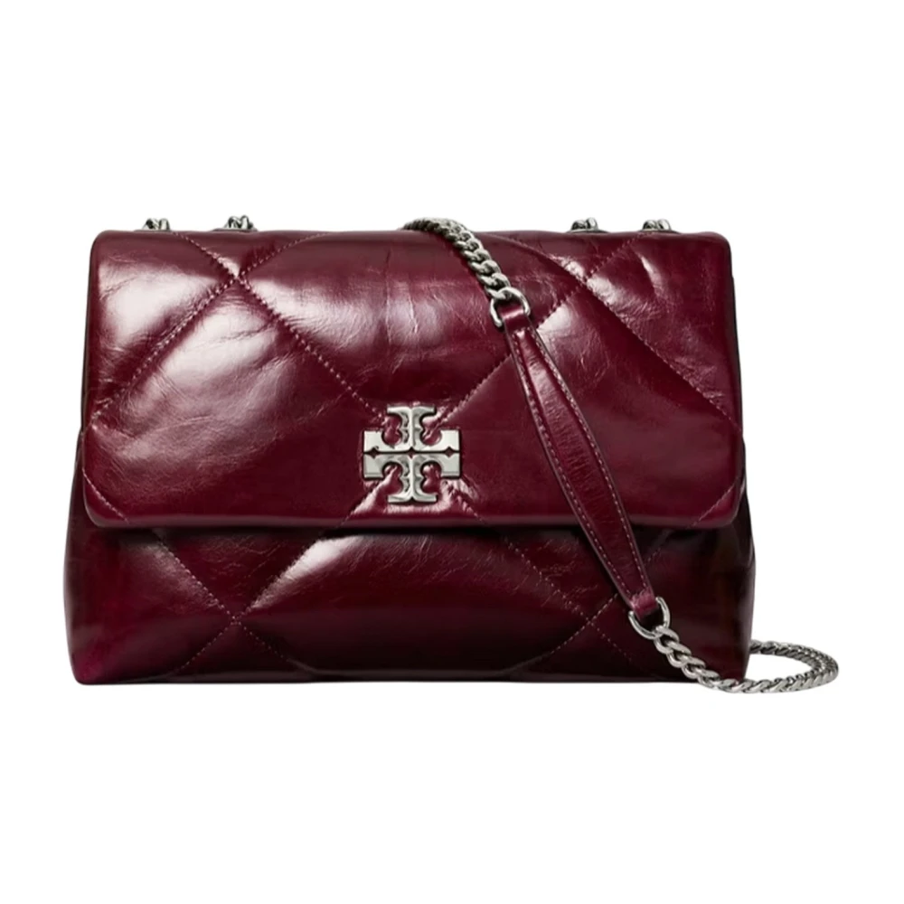 Tory Burch Brun Kira Diamond Quilt Axelväska